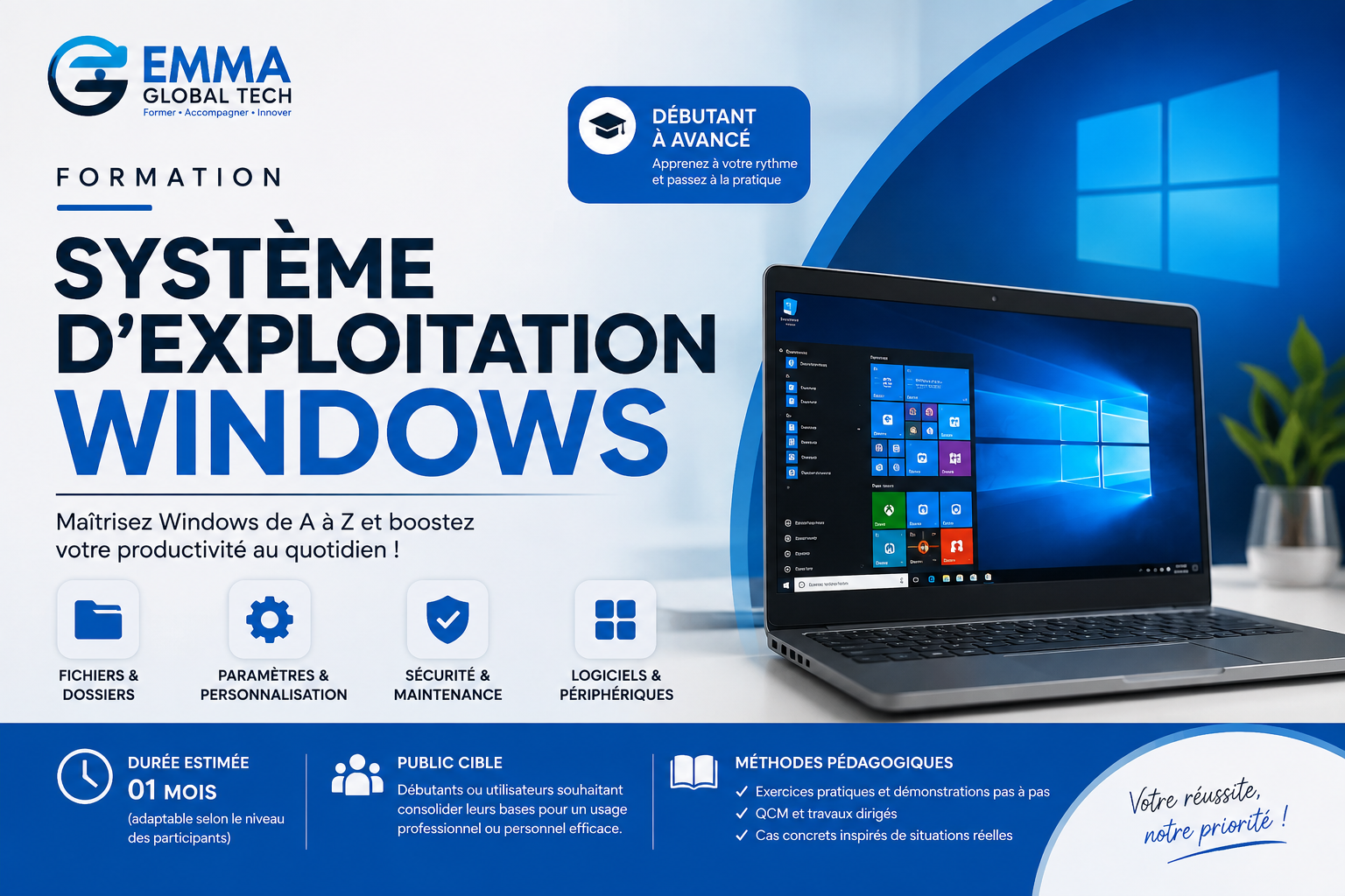 Formation sur l&rsquo;étude de windows (Avancée)